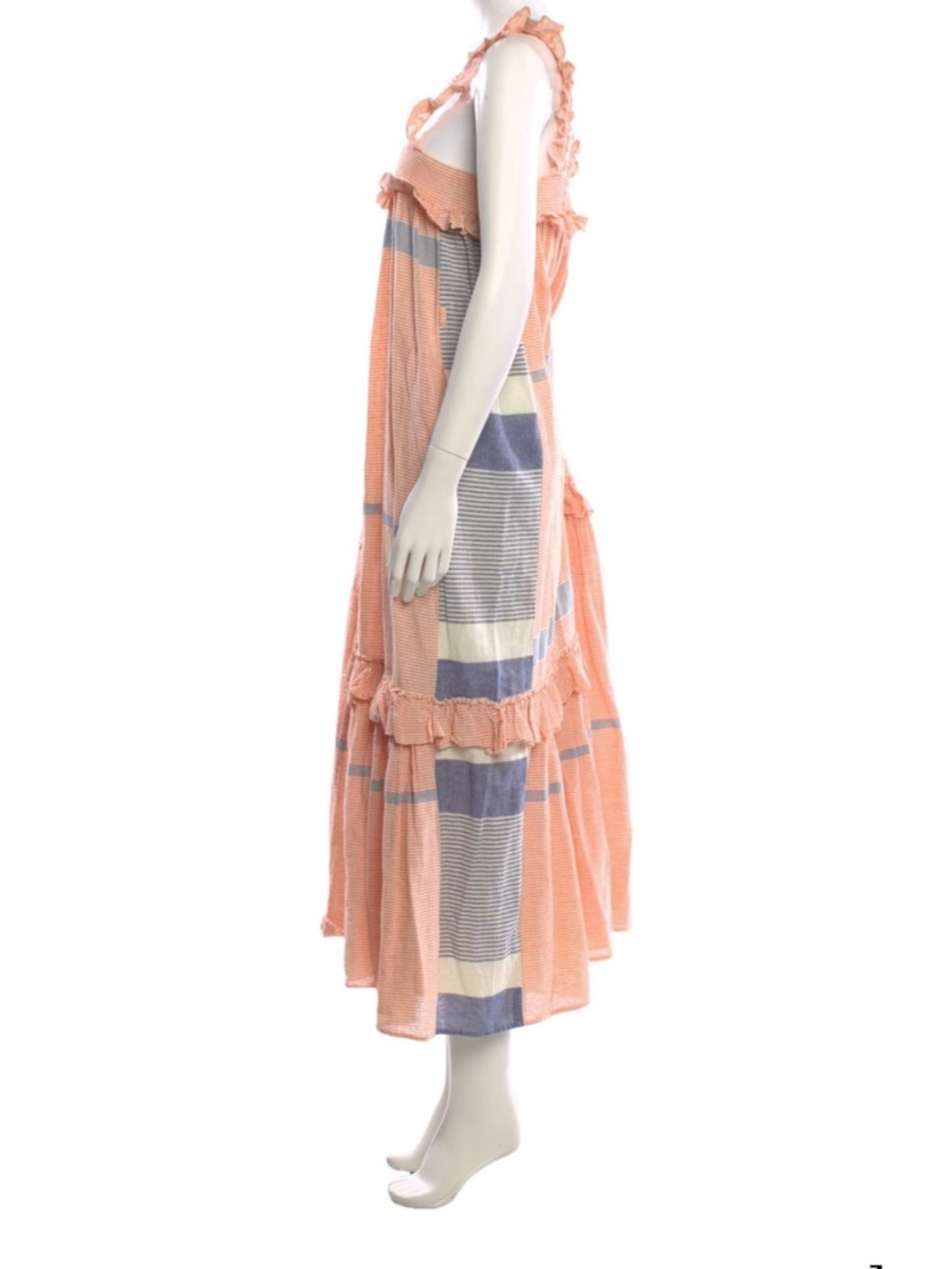 Apiece Apart Ruffle-Strap Maxi Dress - Picture 2 of 9